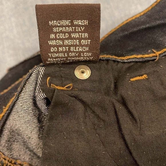 Celebrity Pink Jeans sz 9 dark blue stretch with front zip  and pockets - Picture 7 of 10